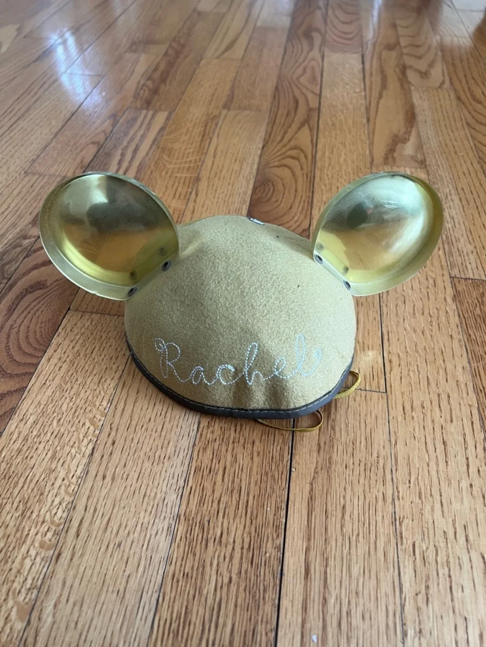 Disneyland Resort 50th Anniversary Gold Metallic Mickey Mouse Ear Hat Infant